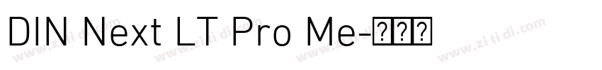 DIN Next LT Pro Me字体转换